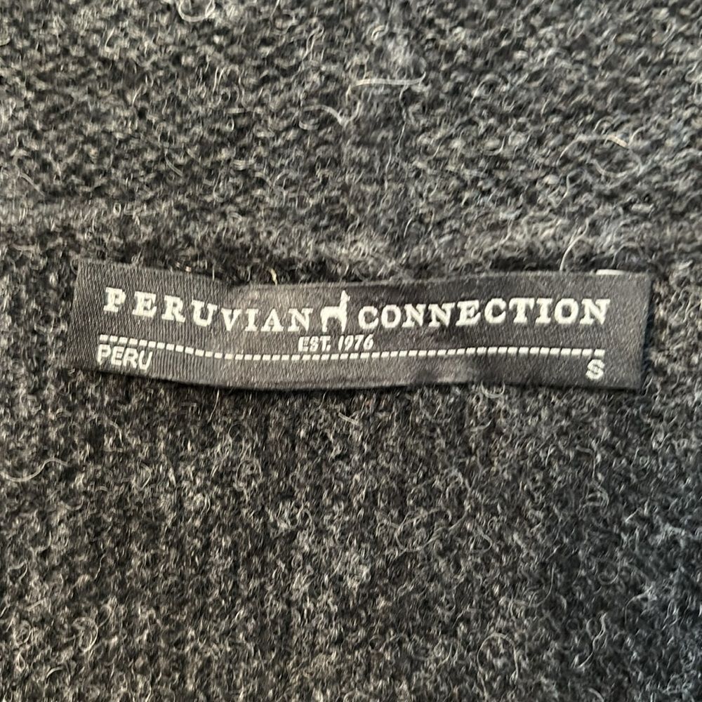 Peruvian Connection Alpaca Open Front Cardigan Small - Picture 2 of 6